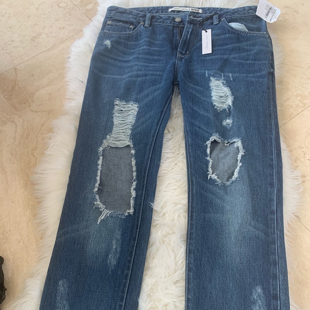 Lovers + Friends Ripped Jeans